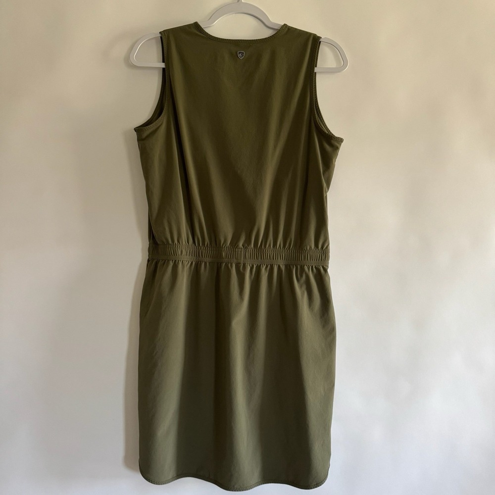 Kuhl Vantage Athletic Dress Womens Med Olive Green Active Outdoor Tank Stretch - Picture 5 of 15